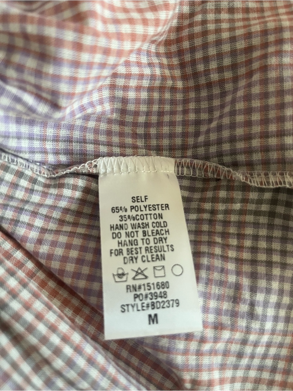 Storia Pastel Pink & Light Blue Gingham Wrap Ruffle Mini Dress - Picture 5 of 6